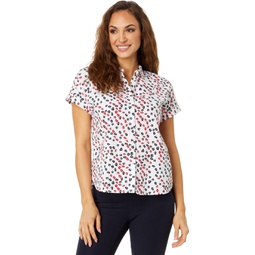 Womens Tommy Hilfiger Short Sleeve Ditsy Floral Shirt