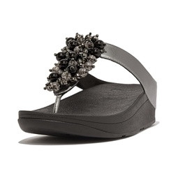 Womens FitFlop Fino Bauble-Bead Toe-Post Sandals