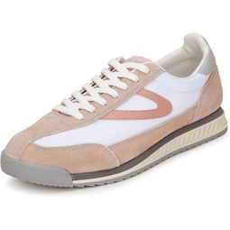 TRETORN Womens Rawlins Casual Lace-Up 스니커즈, Pink/Grey, 6.5