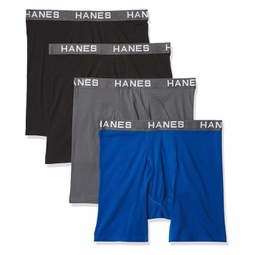 Hanes Comfort Flex Fit Ultra Soft Cotton Modal Blend Boxer Brief 4-Pack