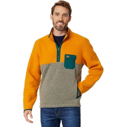 LLBean Sweater Fleece Sherpa Hybrid Pullover