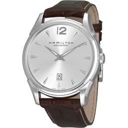 Hamilton Mens HML-H38615555 Jazzmaster Slim Silver Dial Watch