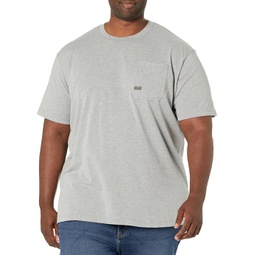 Mens Ariat Big & Tall Rebar Cotton Strong American Outdoors T-Shirt