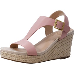 Kenneth Cole REACTION Womens Card Wedge, Blush Patent, 8.5