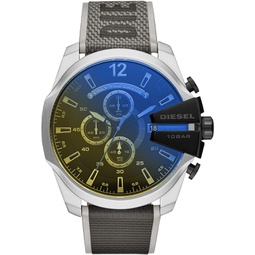 Diesel Mega Chief Stainless Steel Mens Watch with Analog or Digital Movement