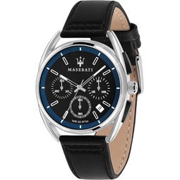 Maserati Mens R8871632001 Trimarano Analog Display Analog Quartz Black Watch