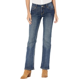 Womens Wrangler Essential Mid-Rise Bootcut Jeans