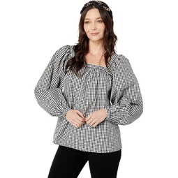 Kate Spade New York Party Gingham Belle Top