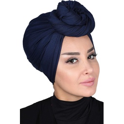 Aishas Design Instant Turban, Headwrap Scarf Chemo Caps, Inner Bonnet Ninja Cap, Mix