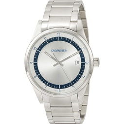Calvin Klein Mens Analogue Quartz Watch with Stainless Steel Strap KAM21146