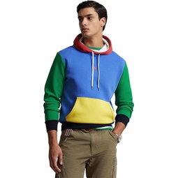 Mens Polo Ralph Lauren Color-Blocked Double-Knit Hoodie