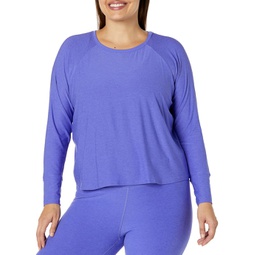 Womens Beyond Yoga Plus Size Featherweight Daydreamer Pullover