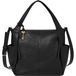 Fossil Womens Emerson Leather Satchel Purse Handbag for Women