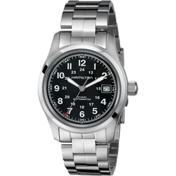 Hamilton Mens HML-H70455133 Khaki Field Analog Display Swiss Automatic Silver Watch
