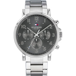 Tommy Hilfiger Mens Dressy Watch Multifunction Quartz Water Resistant Classic Timepiece for All Occasions