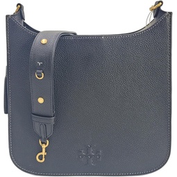 Tory Burch 146452 Thea Black With Gold Hardware Leather Womens Shoulder Bag