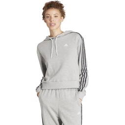 Womens adidas Essentials 3-Stripes Animal Printed Relaxed Hoodie