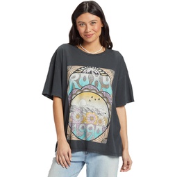 Womens Roxy Desertscape Oversized Boyfriend T-Shirt