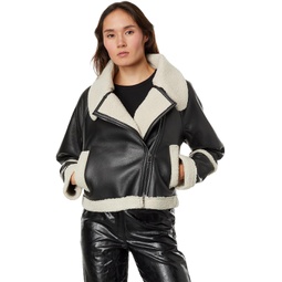 Womens en saison Chrisley Leather Jacket