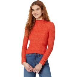 Womens Madewell Alpaca-Blend Mockneck Sweater