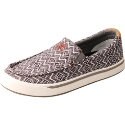 Twisted X Mens Slip-On Hooey Loper - Designed with Fashionable Textile Design and Blended Rice Husk Outsole