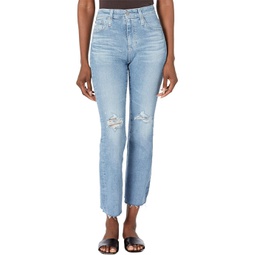 AG Jeans Farrah Boot Crop in 20 Years Undertow Destructed