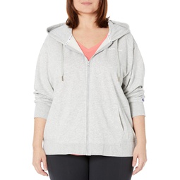 Womens Champion Plus Size Campus French Terry Zip Hoodie