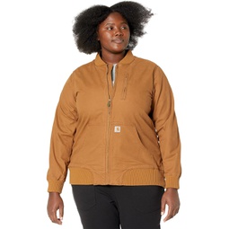 Womens Carhartt Plus Size Rugged Flex Relaxed Fit Canvas Jacket