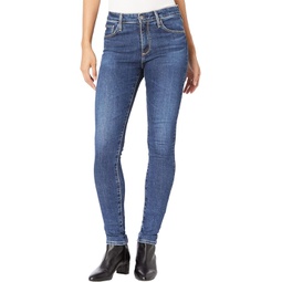 Womens AG Jeans Farrah High-Rise Skinny in Vapor Goldrush