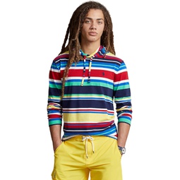 Mens Polo Ralph Lauren Striped Jersey Hooded T-Shirt