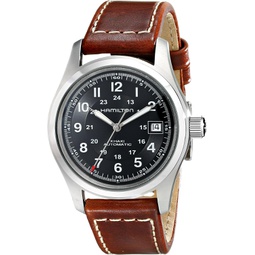 Hamilton Mens HML-H70455533 Khaki Field Black Dial Watch