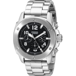 Fossil Mens FS4926 Modern Machine Chronograph Stainless Steel Watch - Silver-Tone