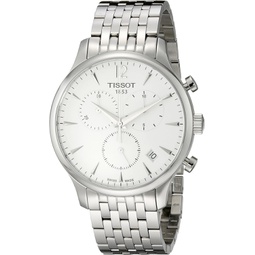 Tissot Mens T0636171103700 Tradition Analog Display Swiss Quartz Silver Watch