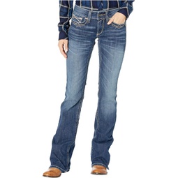 Ariat REAL Bootcut Stetch Entwined Jeans in Festival Blue