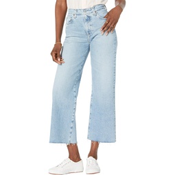 AG Jeans Saige Wide Leg Crop High-Rise Fit in Apparition