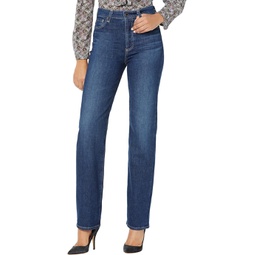 AG Jeans Alexxis Vintage High-Rise Straight in Easy Street