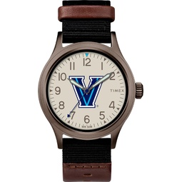 Timex Tribute Mens Collegiate Pride 40mm Watch - Villanova Wildcats with Black Fastwrap Strap