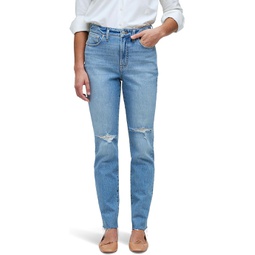 Madewell The Perfect Vintage Crop Jean in Liland Wash: Raw-Hem Edition