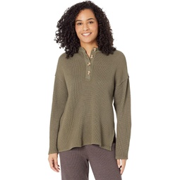 Womens Dylan by True Grit Waffle High Country Henley