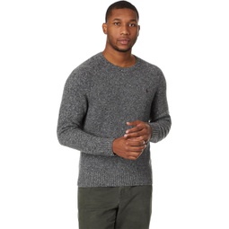 Mens Polo Ralph Lauren Wool-Blend Saddle-Sleeve Sweater