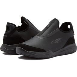 Avia Avi-Breeze SR Men’s Slip On, Slip Resistant Shoes for Men - Comfort Work or Walking Sneakers - Black