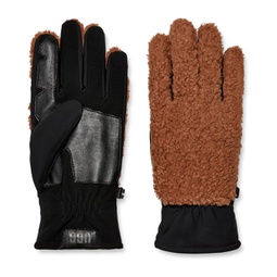 UGG Fluff Smart Gloves with Conductive Leather Palm