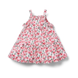 Janie and Jack Baby Girls Floral Strappy Dress (Infant)