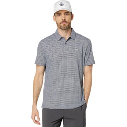 Mens Original Penguin Golf All Over Heritage Floral Geo Print Polo