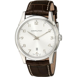 Hamilton Mens H38511553 Jazzmaster Thinline Silver Dial Watch