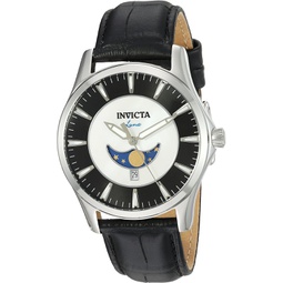 Invicta Mens 23128 Vintage Analog Display Quartz Black Watch