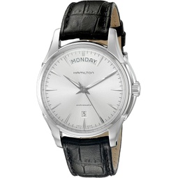 Hamilton Mens H32505751 Jazzmaster Analog Display Swiss Automatic Black Watch