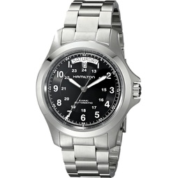 Hamilton Mens H64455133 Khaki King II Black Dial Watch