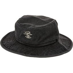 Rip Curl Searchers Mid Brim Hat - Washed Black
