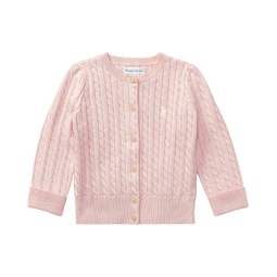 Polo Ralph Lauren Kids Cable-Knit Cotton Cardigan (Infant)